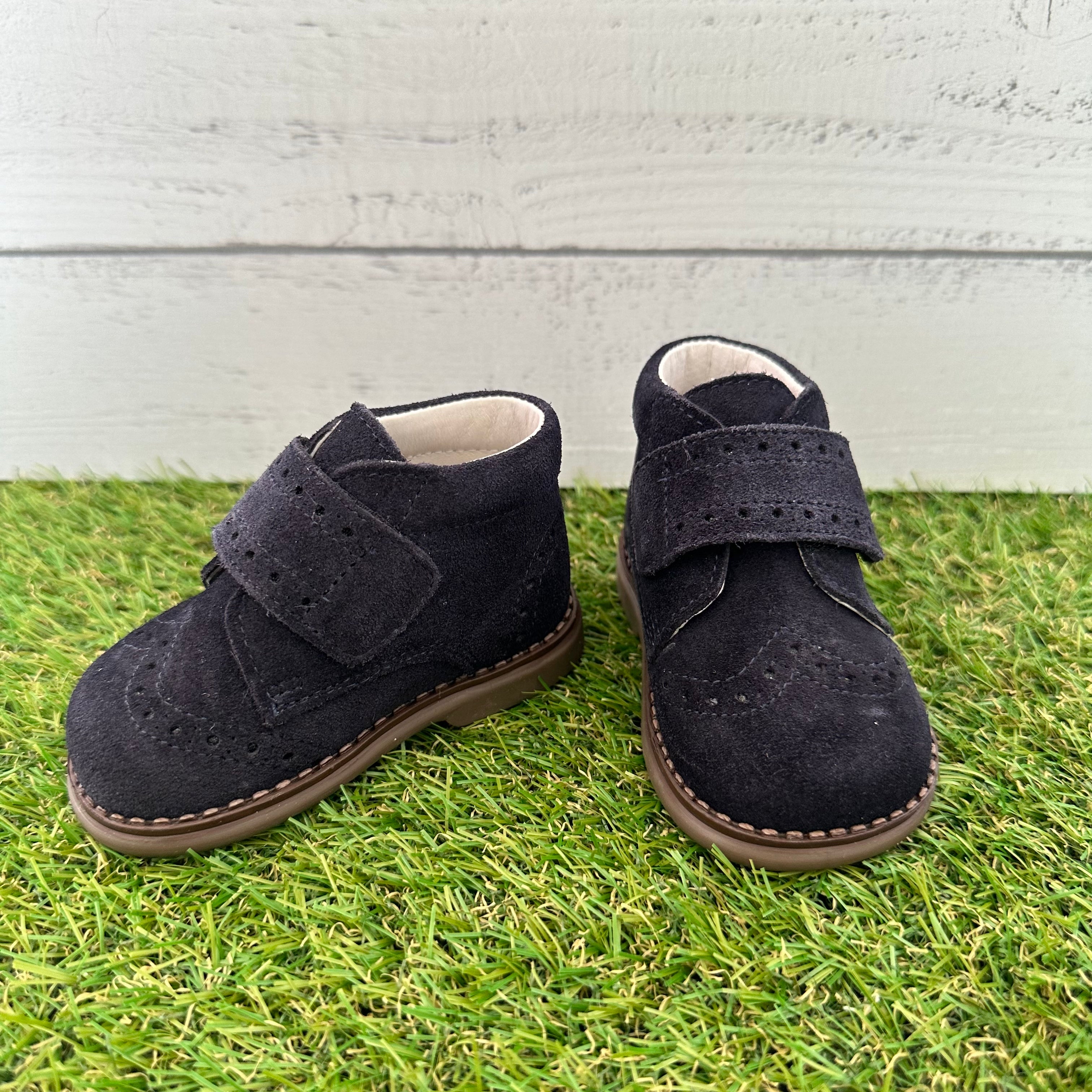 ANDANINES Stivaletto Blu scamosciato con strappo plantare anatomico - Be Brave Boutique