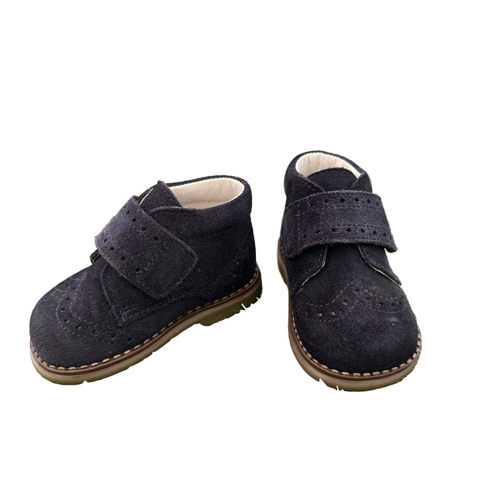 ANDANINES Stivaletto Blu scamosciato con strappo plantare anatomico - Be Brave Boutique
