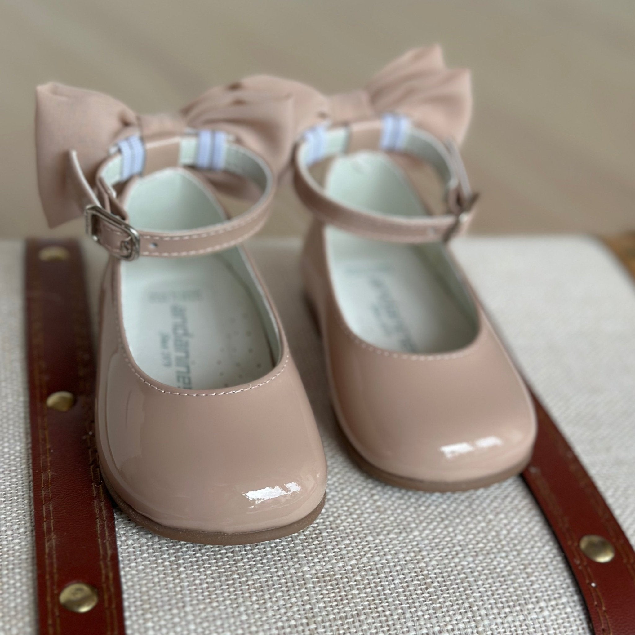 ANDANINES Ballerine Nude eleganti con fiocco e plantare anatomico - Be Brave Boutique