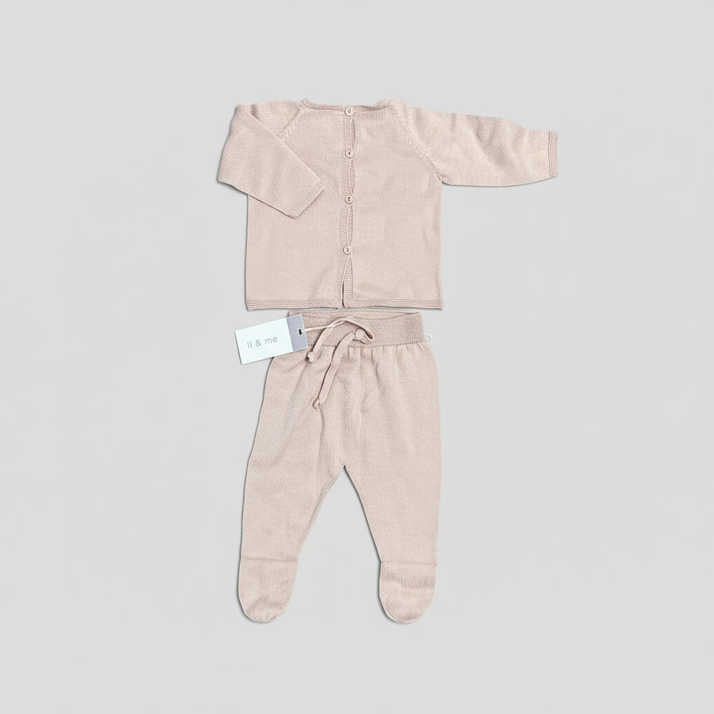 Completo Prima Nascita Bimba in Cotone Organico Li&Me - Be Brave Boutique