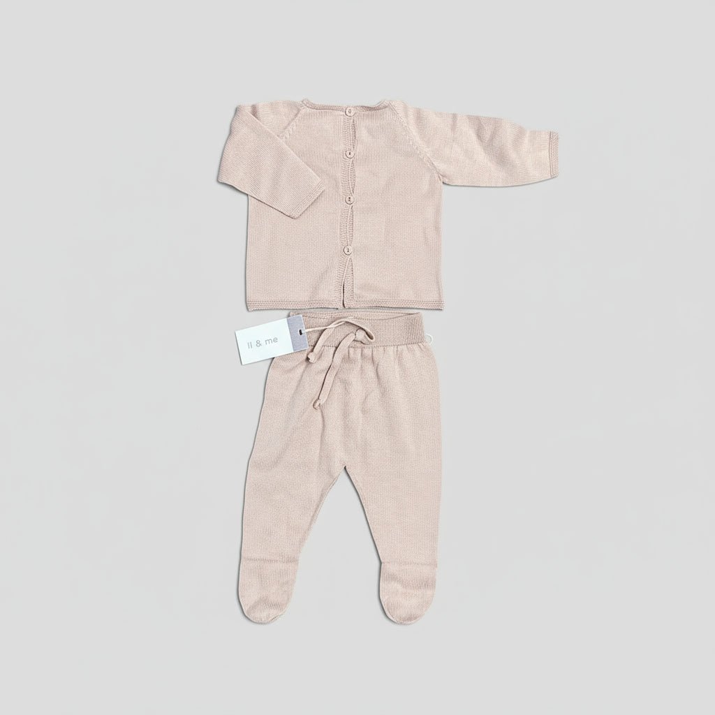 Completo Prima Nascita Bimba in Cotone Organico Li&Me - Be Brave Boutique