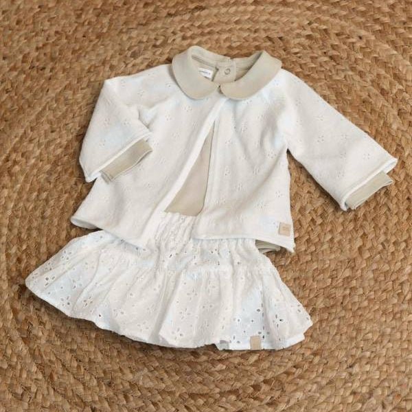 Cardigan Bimba - WARM WHITE 128 - Be Brave Boutique