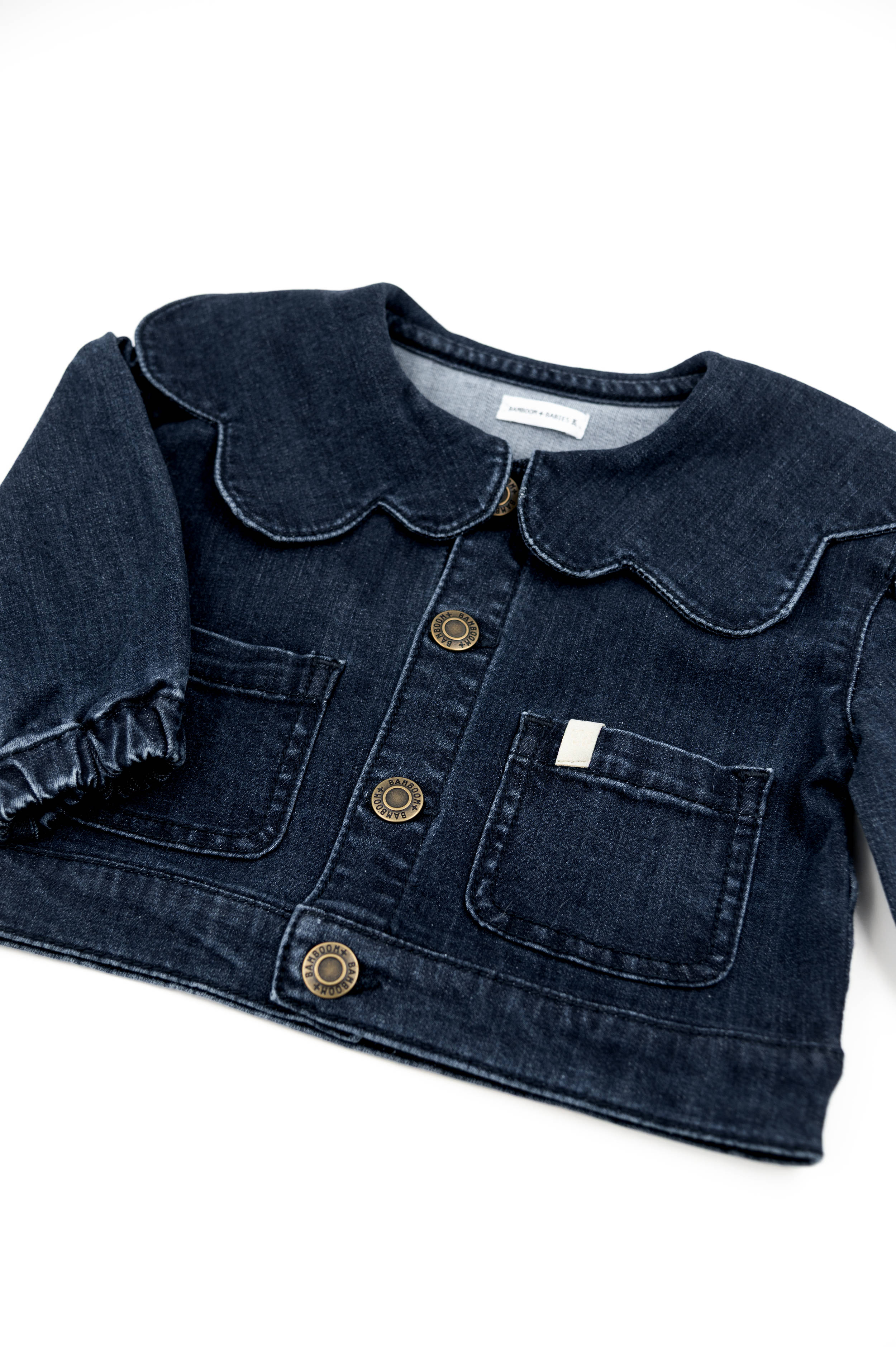 Giacca con colletto a fiore - BLU 07 - Be Brave Boutique