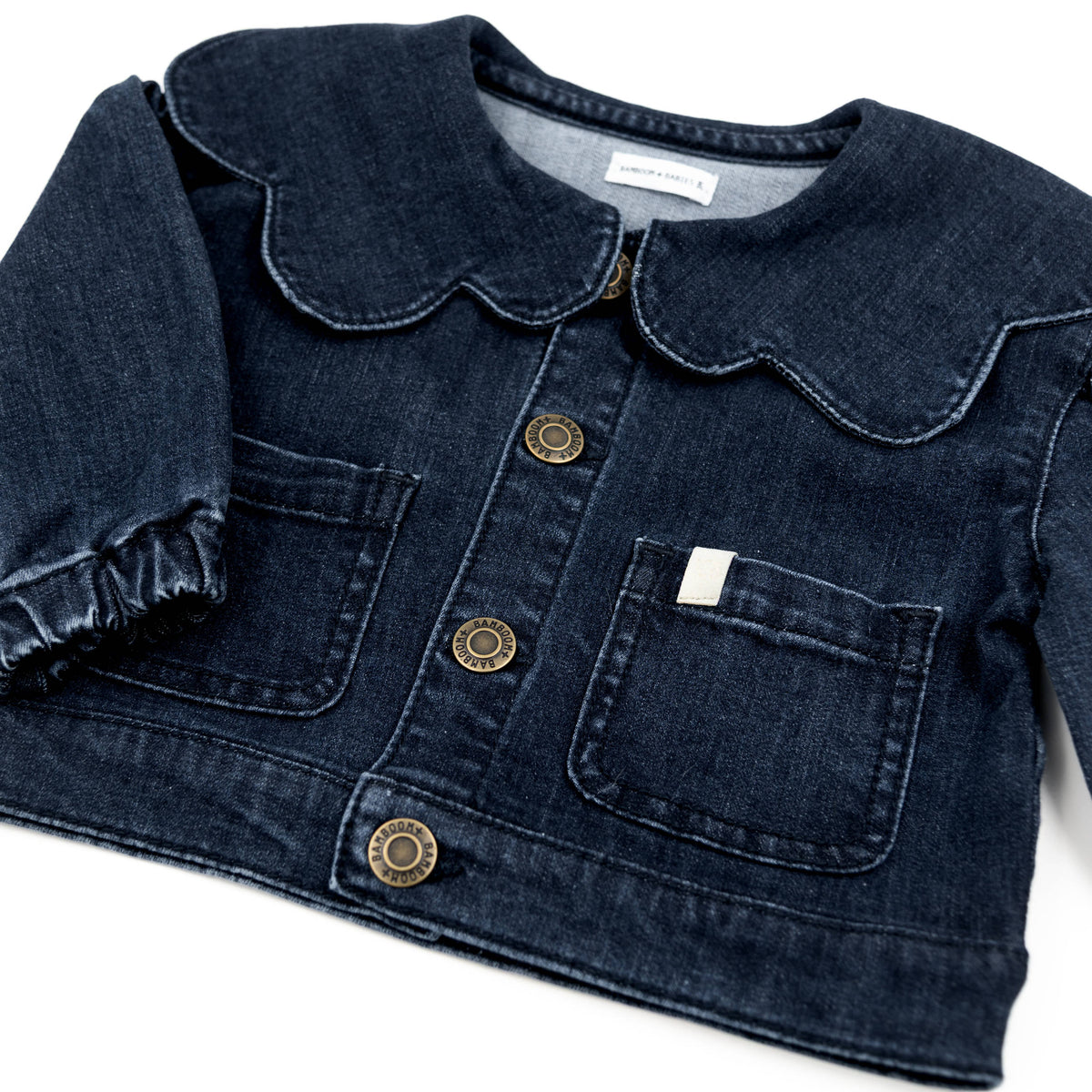 Giacca con colletto a fiore - BLU 07 - Be Brave Boutique