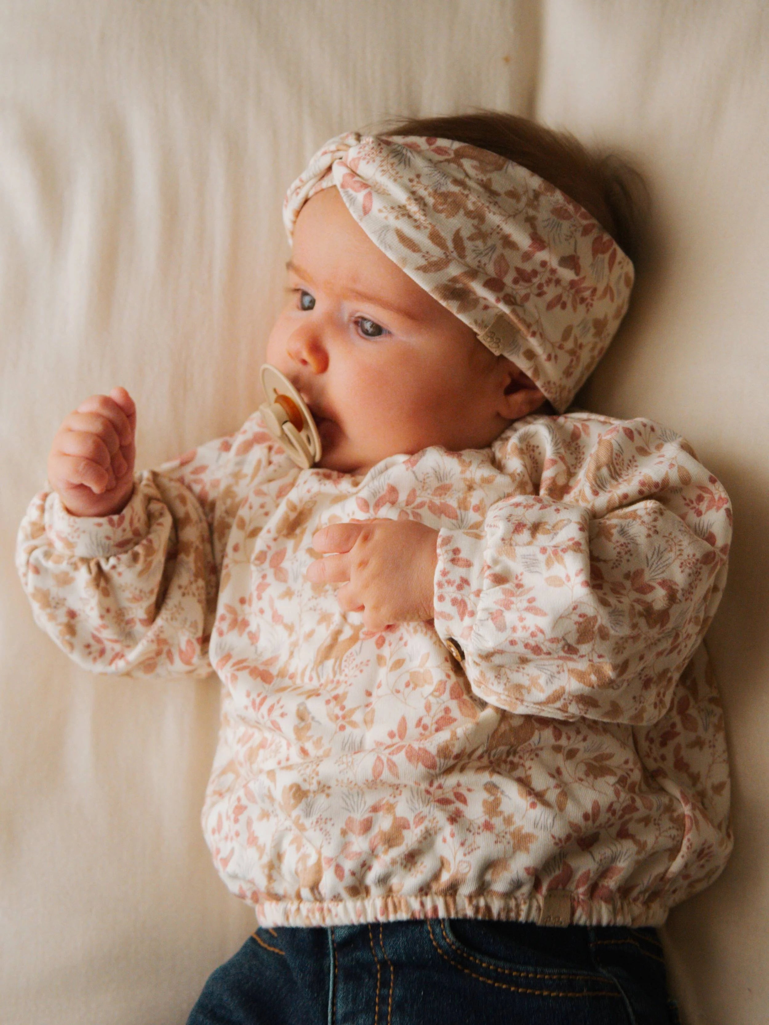 Camicia a palloncino - PRINT AUTUMN FOREST 342 - Be Brave Boutique