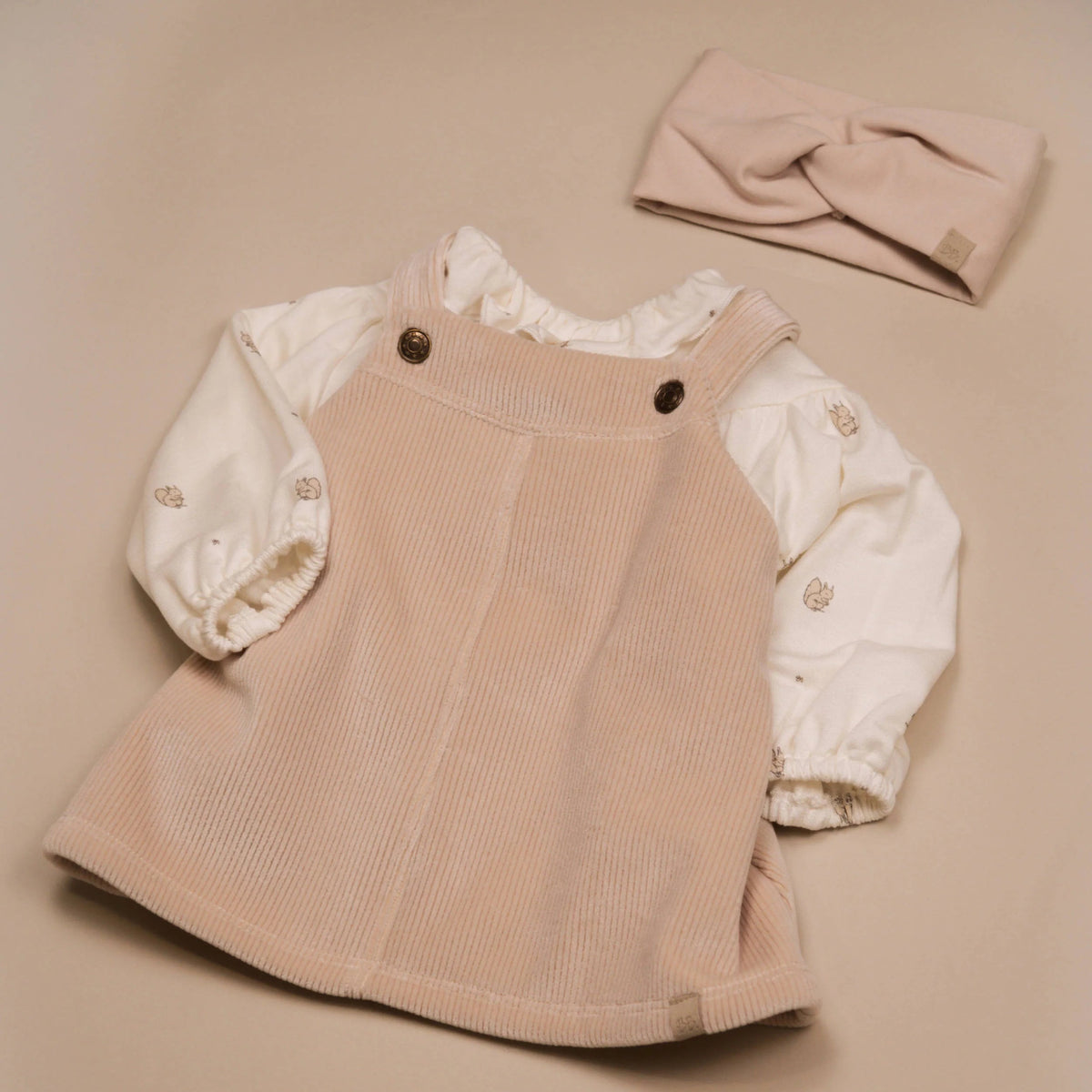 Vestito Salopette Bimba - VINTAGE PINK 341 - Be Brave Boutique