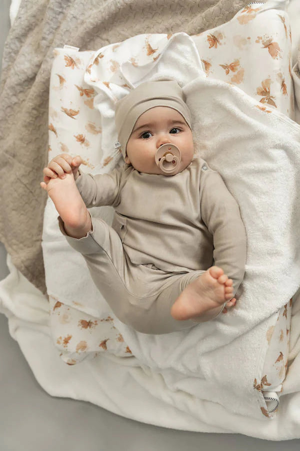 Pantaloncino Neonato con piedi Pure - Sabbia 09 - Be Brave Boutique