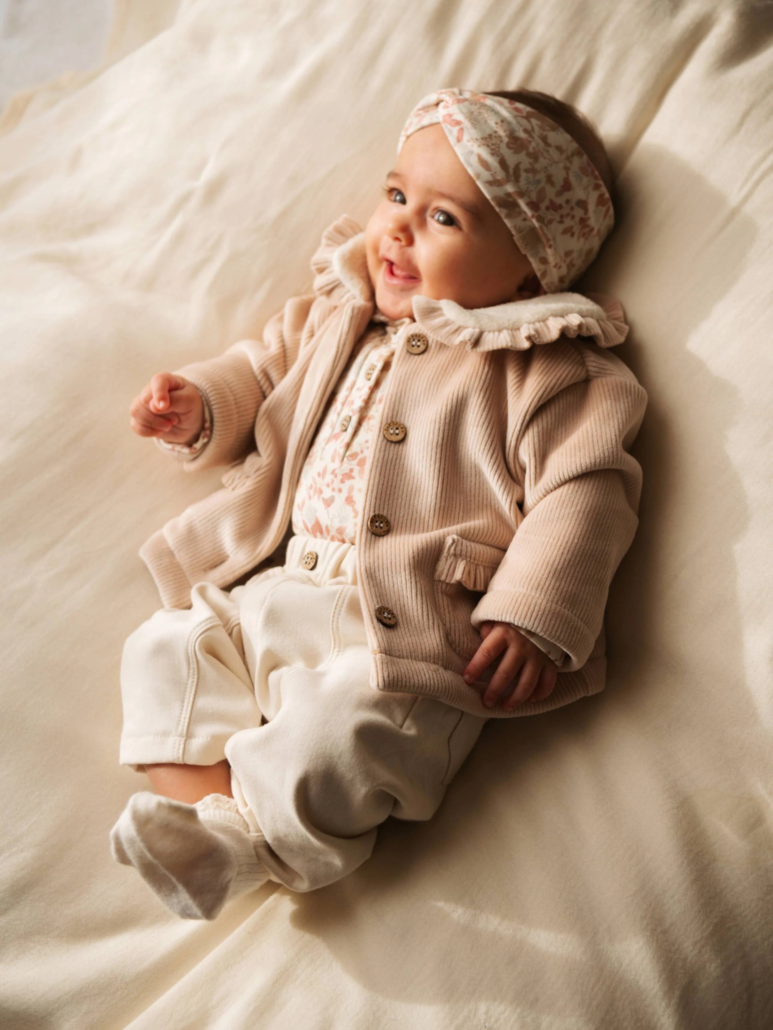 Giacca Curderoy con collo teddy - VINTAGE PINK 341 - Be Brave Boutique