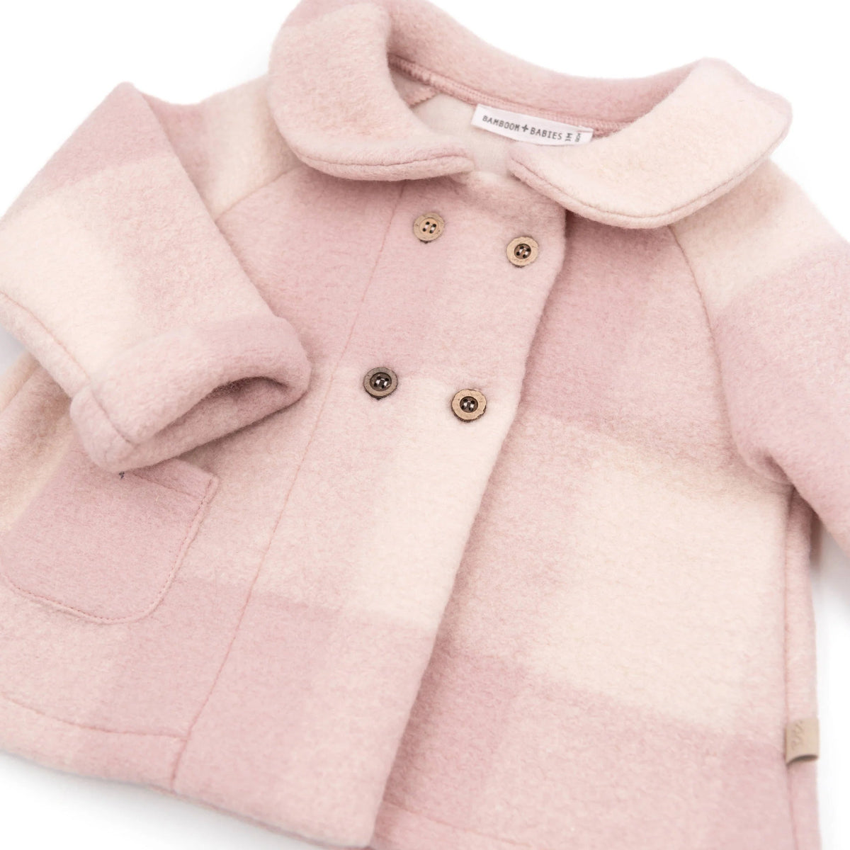 Cappotto Bimba Lana Cotta - VINTAGE PINK 341 - Be Brave Boutique