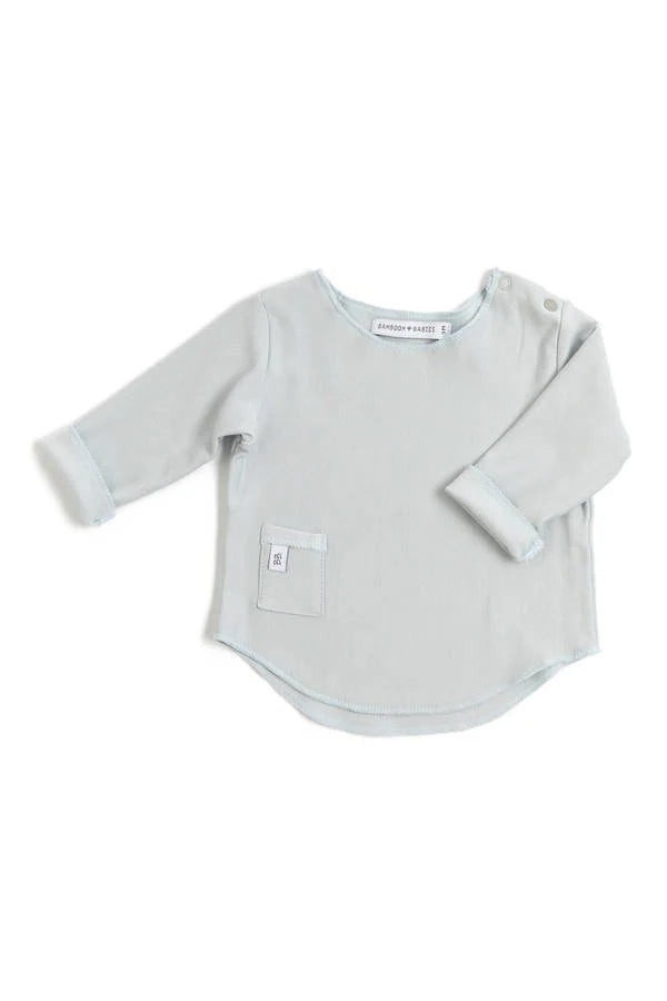 BAMBOOM Maglia manica lunga Pure Azzurro 03 - Be Brave Boutique