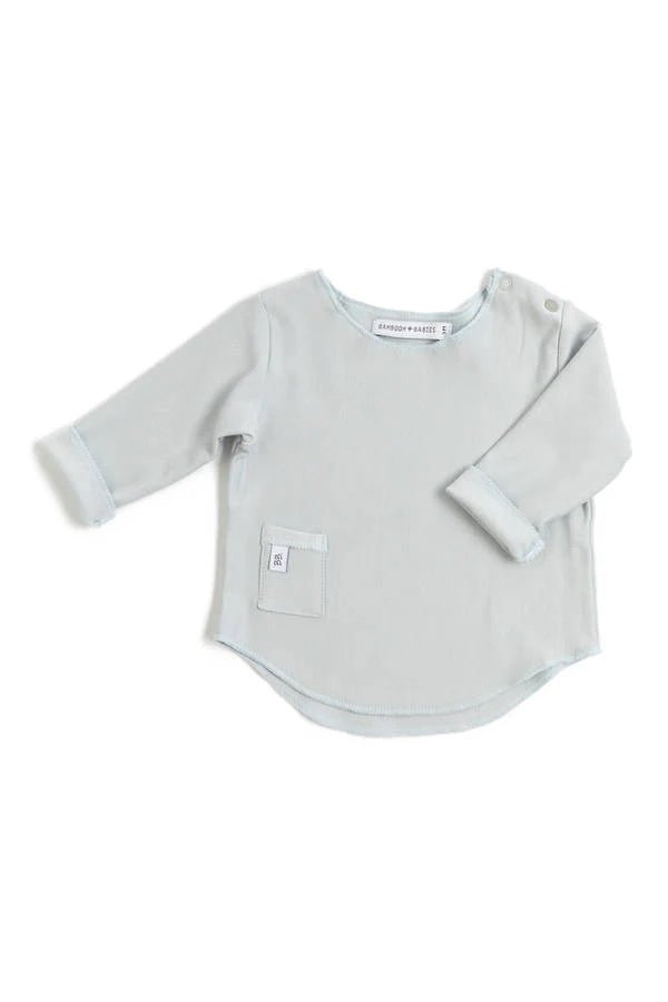 BAMBOOM Maglia manica lunga Pure Azzurro 03 - Be Brave Boutique