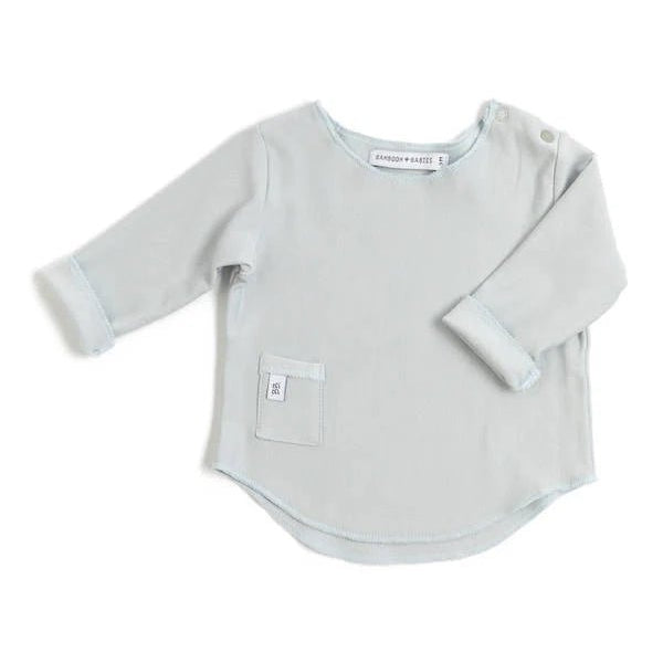 BAMBOOM Maglia manica lunga Pure Azzurro 03 - Be Brave Boutique