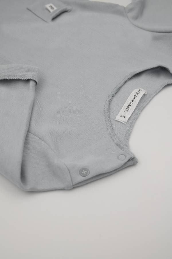 BAMBOOM Maglia manica lunga Pure Azzurro 03 - Be Brave Boutique