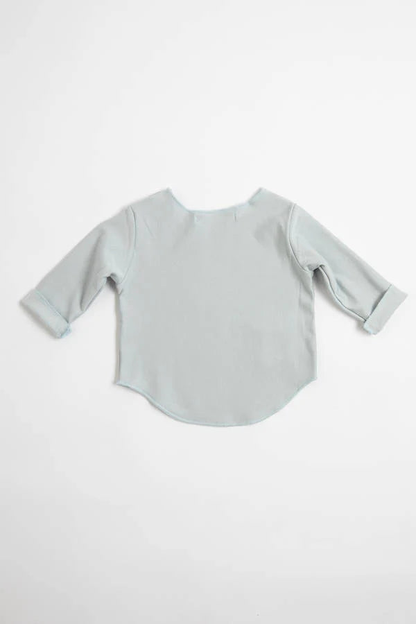 BAMBOOM Maglia manica lunga Pure Azzurro 03 - Be Brave Boutique