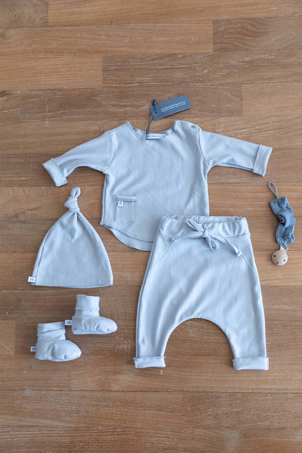 BAMBOOM Babbucce neonato Azzurro 03 - Be Brave Boutique