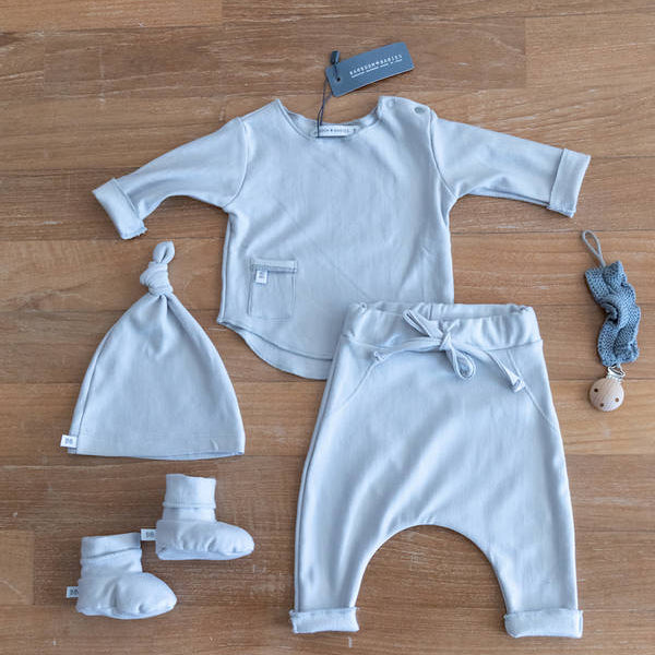 BAMBOOM Babbucce neonato Azzurro 03 - Be Brave Boutique