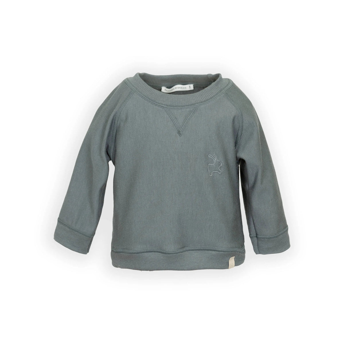 Maglia con ricamo coniglio - MIDNIGHT BLU 343 - Be Brave Boutique