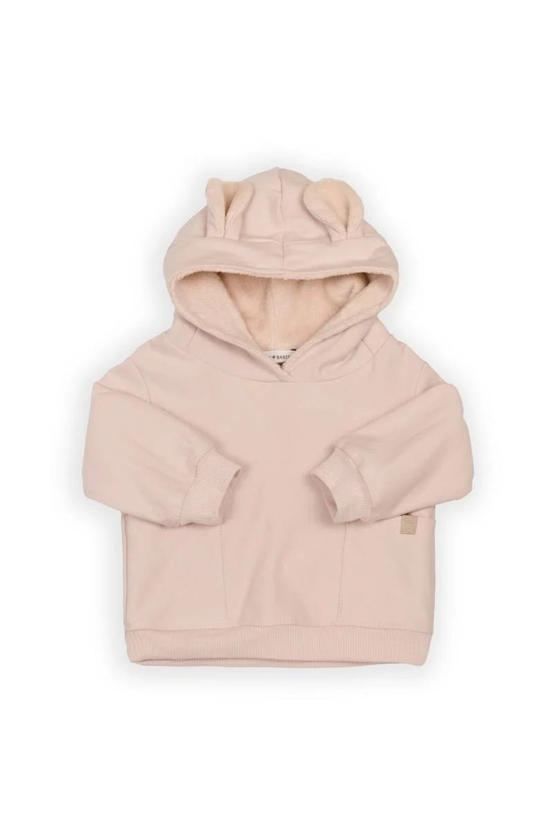 Maglia Hoodie con orecchie - VINTAGE PINK 341 - Be Brave Boutique