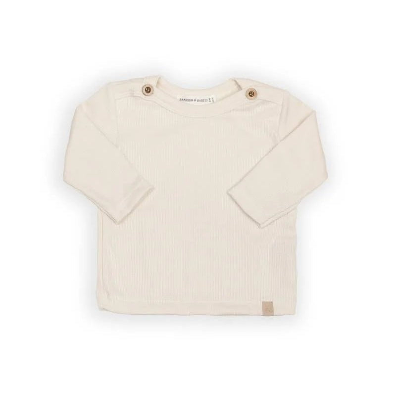 Shirt con apertura spalle - WARM WHITE 345 - Be Brave Boutique