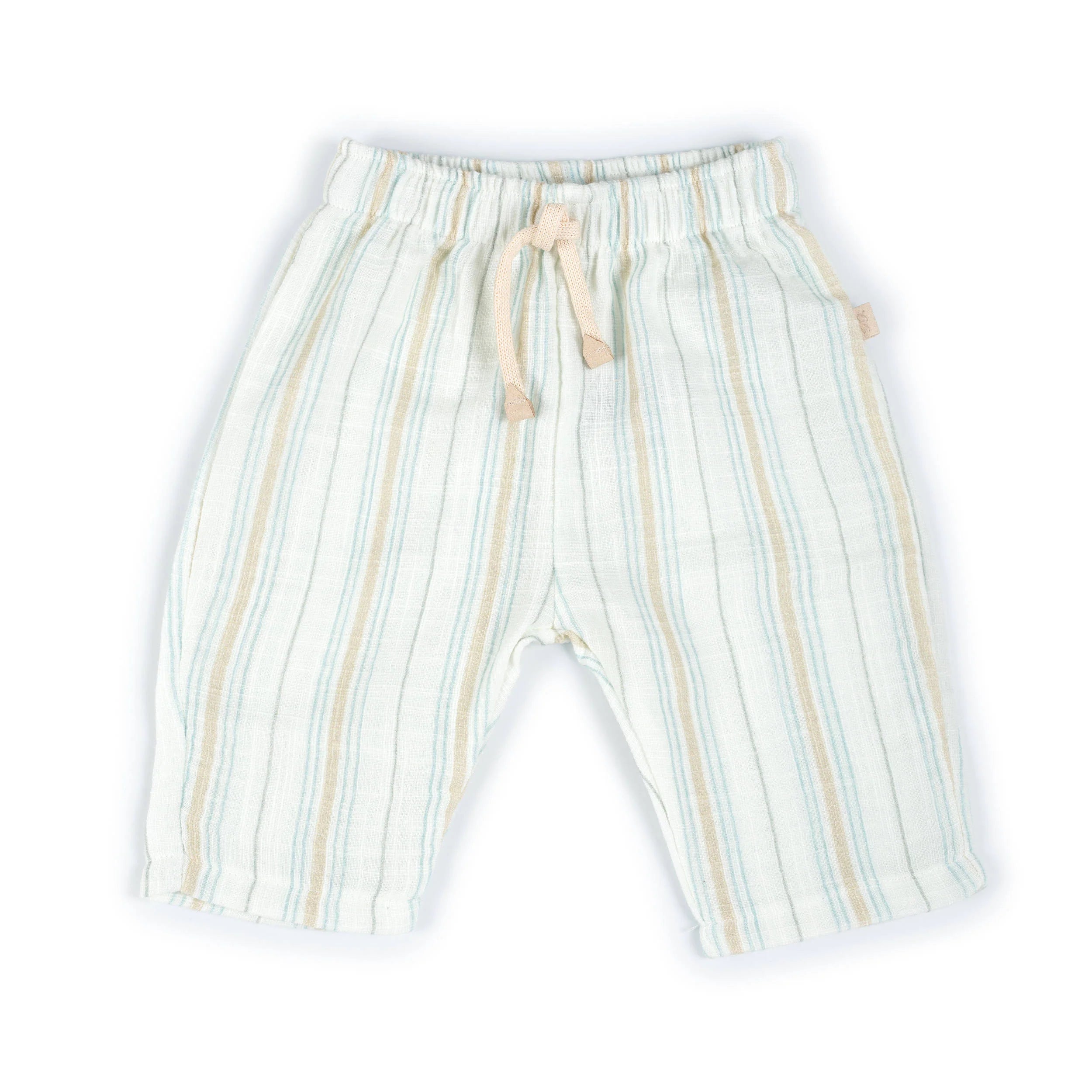 Pants Lino Look - STRIPE WHITE/BLU 272