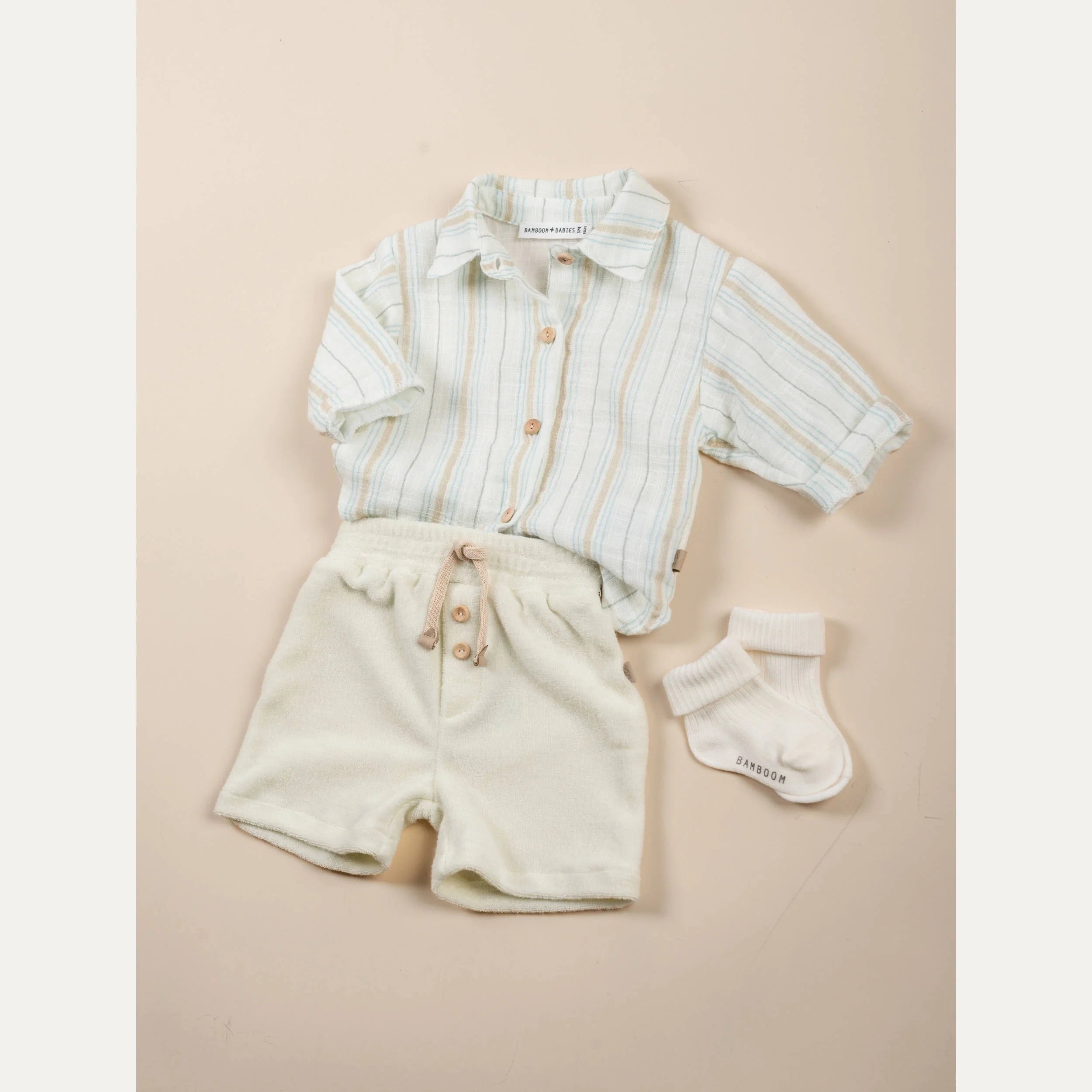 Camicia bimbo - STRIPE WHITE/BLU 272