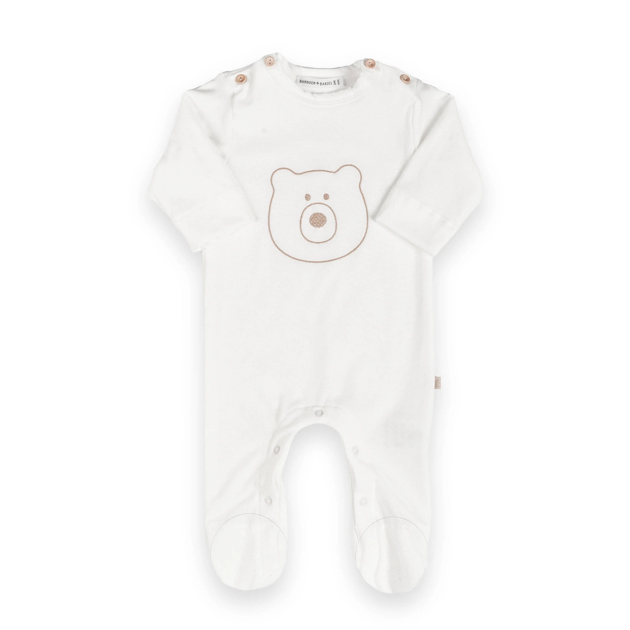 Tuta Orso con piedi - OFFWHITE 111