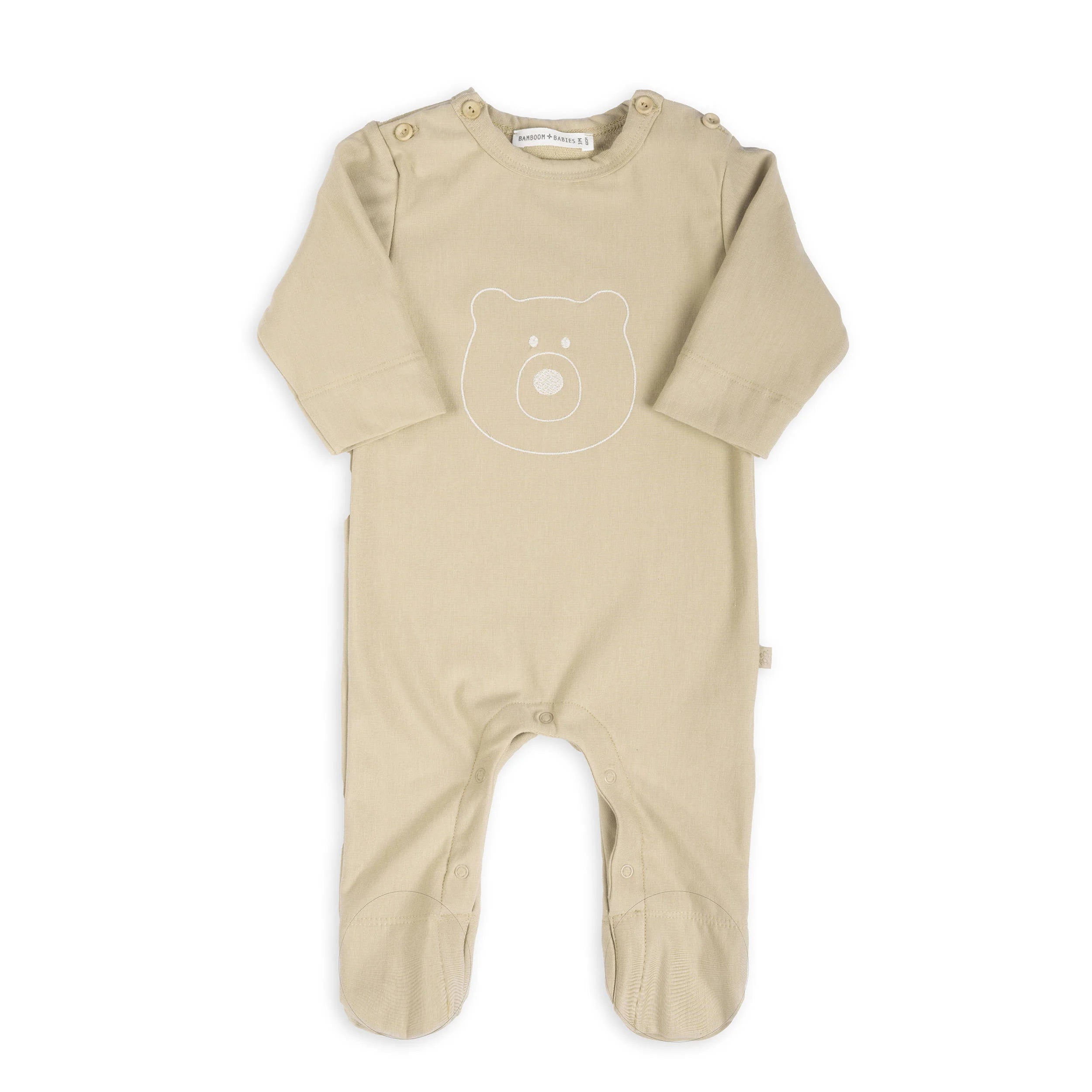 Tuta Orso con piedi - LIGHT MUSTARD 279