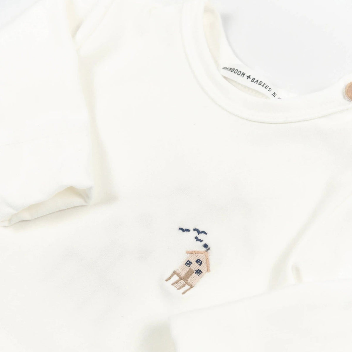 Maglia con ricamo Surf house - OFFWHITE 111