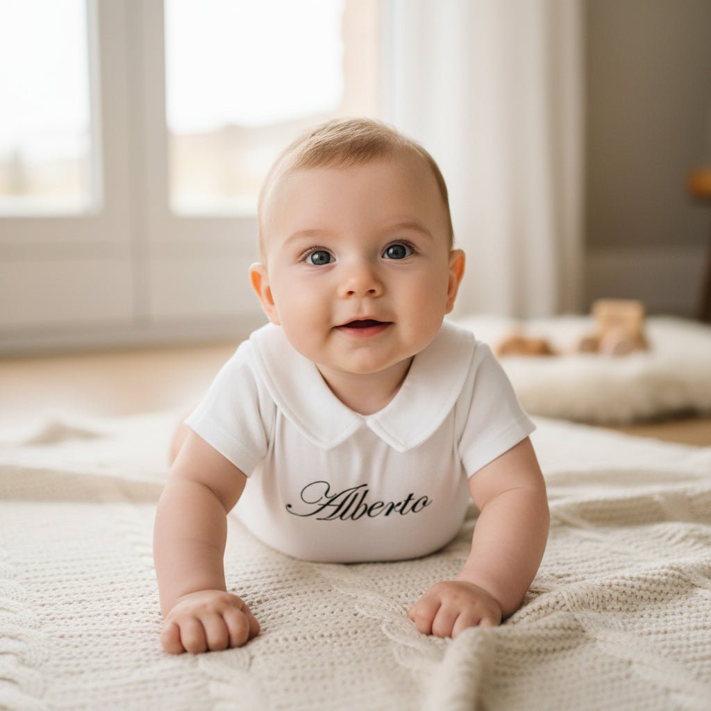 Body in cotone manica corta con colletto Unisex - Be Brave Boutique