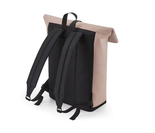 Zaino in tessuto riciclato Roll-Top idrorepellente Rosa