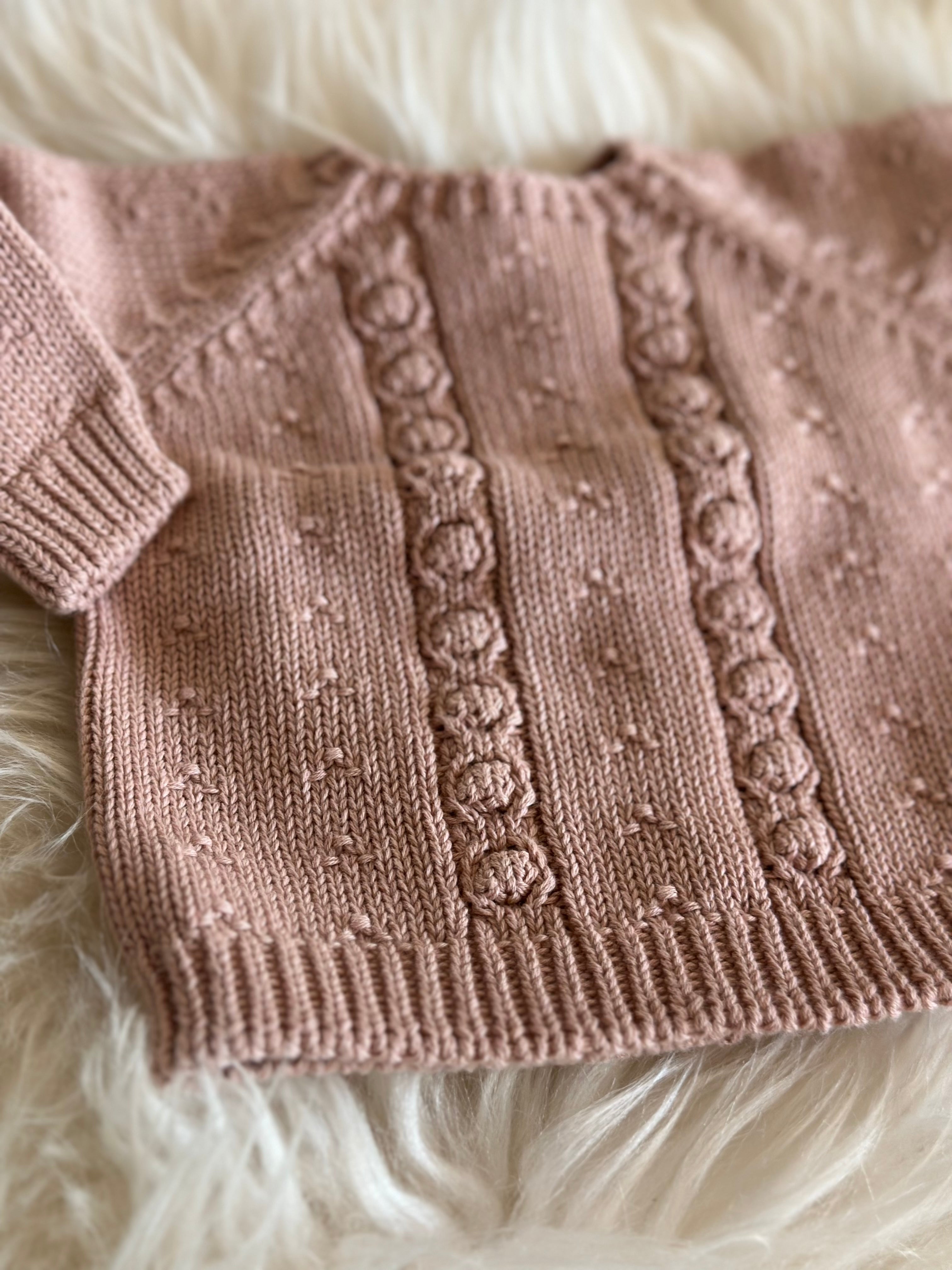 Cardigan/maglioncino Wendy di LI&ME in cotone pesante - Be Brave Boutique