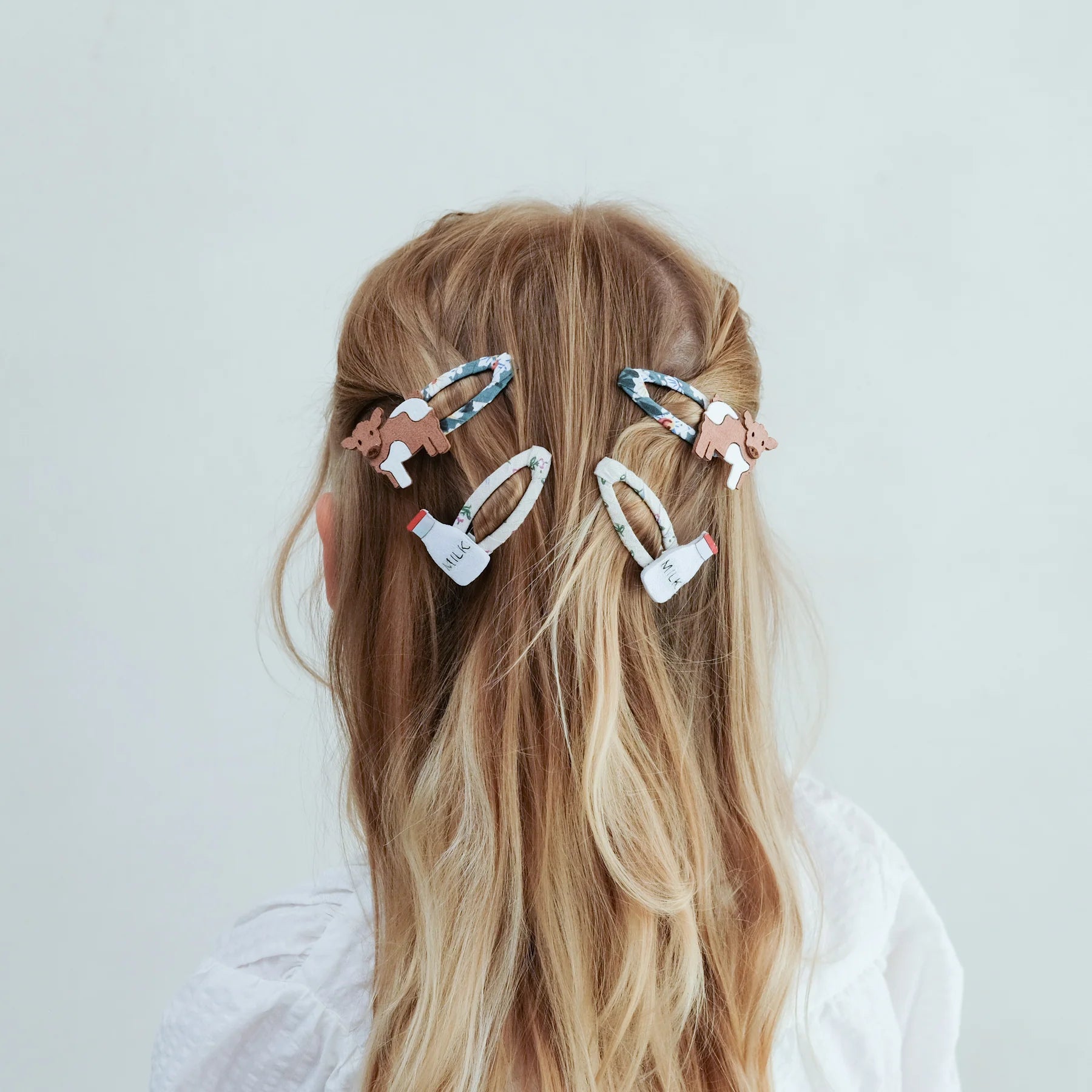 Clip a coccodrillo Mucca e Latte - Be Brave Boutique