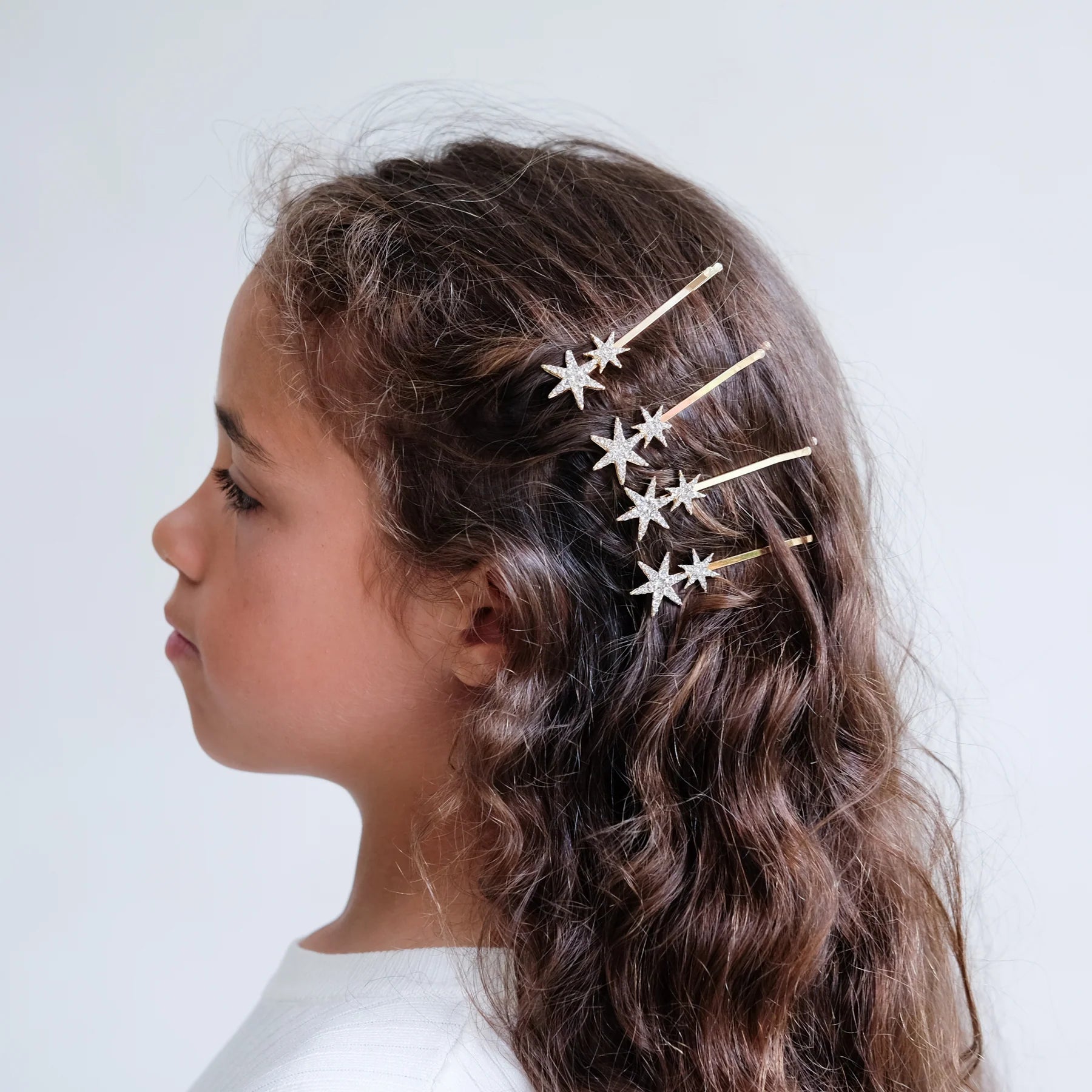 Fermagli Dorati con Stelle Brillanti - Be Brave Boutique