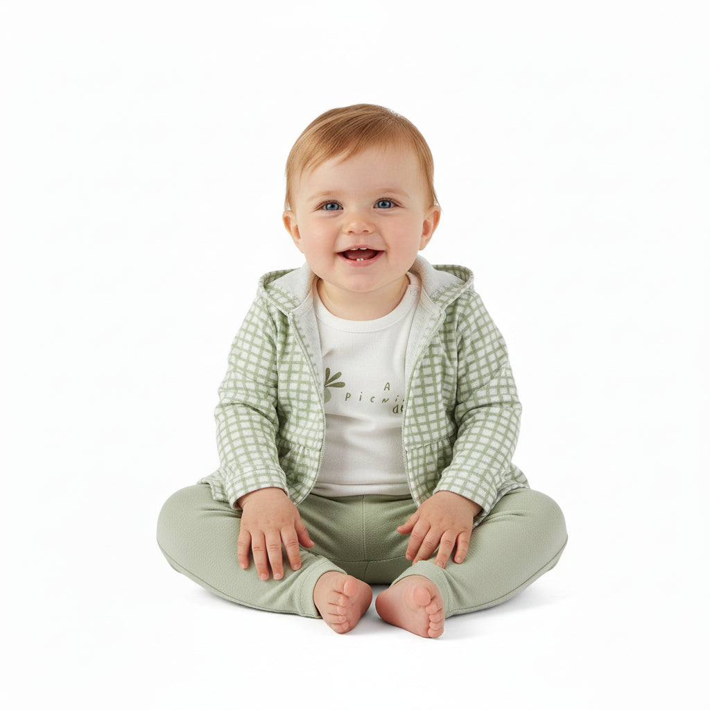 Completo in cotone per bambini 3Pz