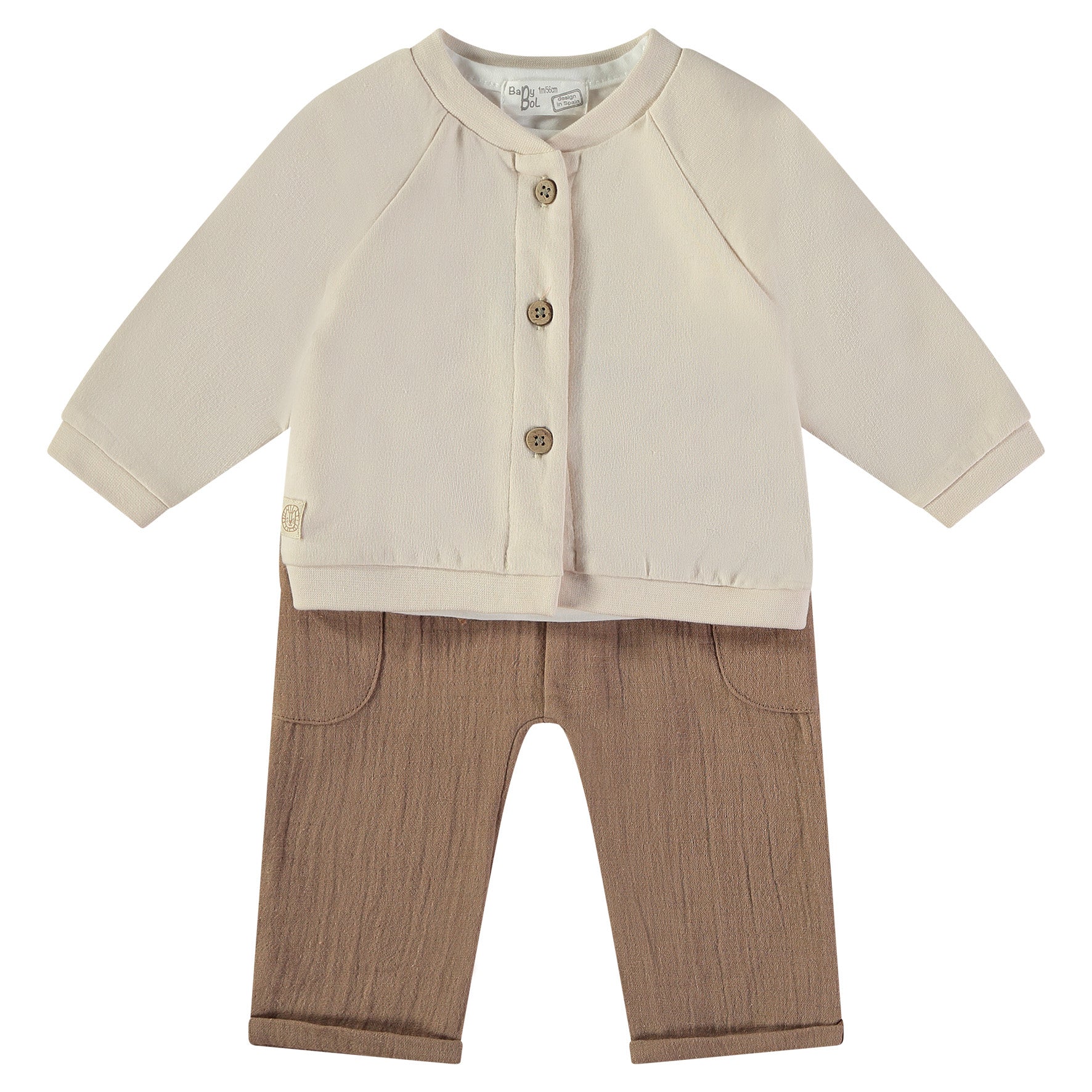 Completo in cotone per bambini 3 pz