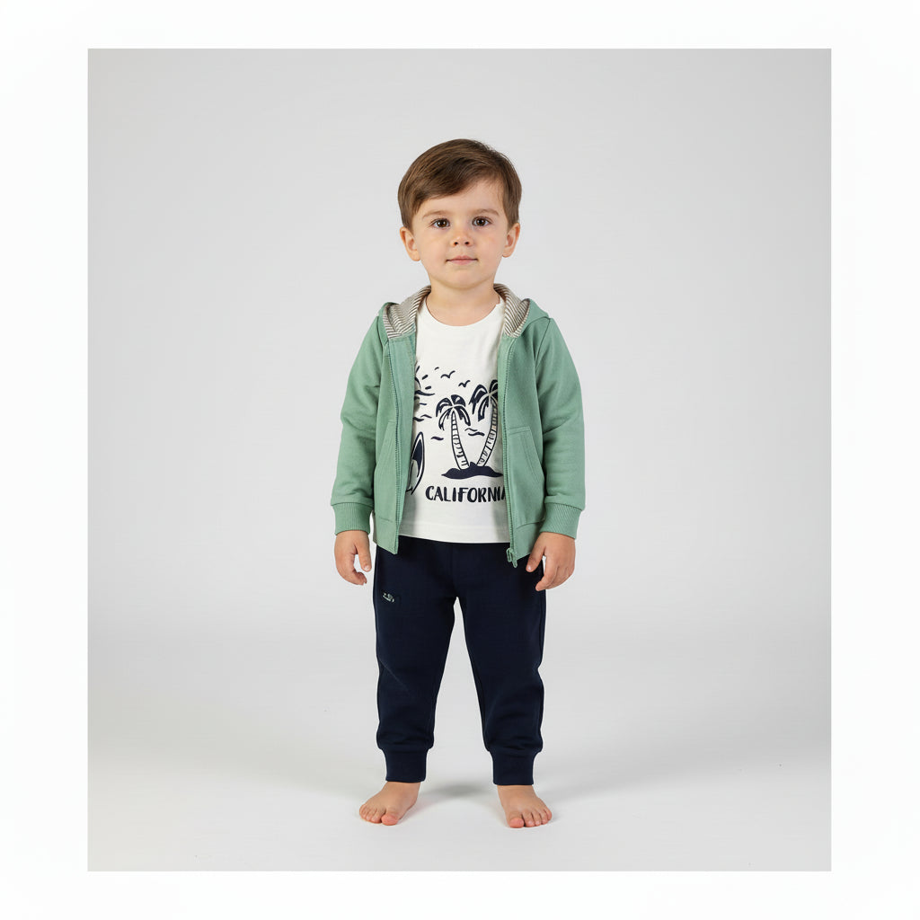 Completo in cotone per bambini 3pz