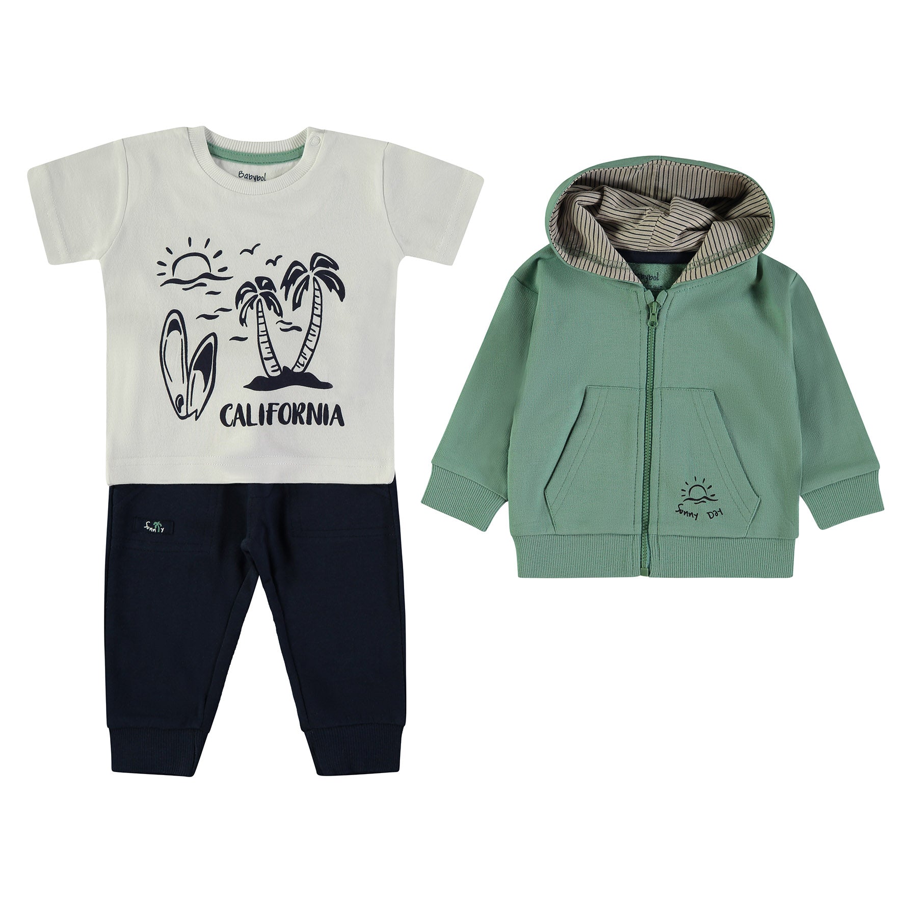 Completo in cotone per bambini 3pz
