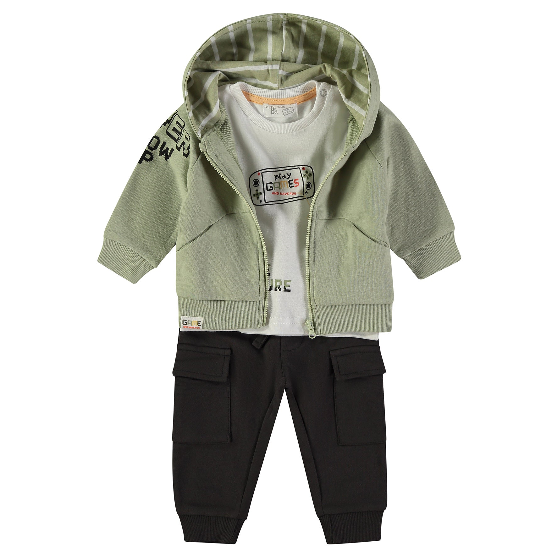 Completo in cotone per bambini 3pz