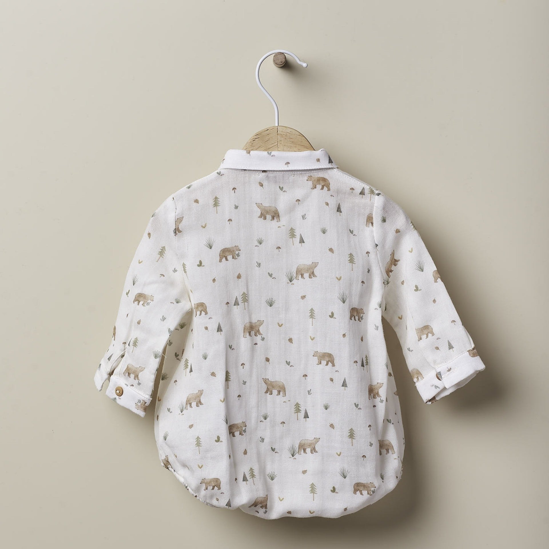 Camicia in tessuto con orsetti LOVING WINTER - Be Brave Boutique