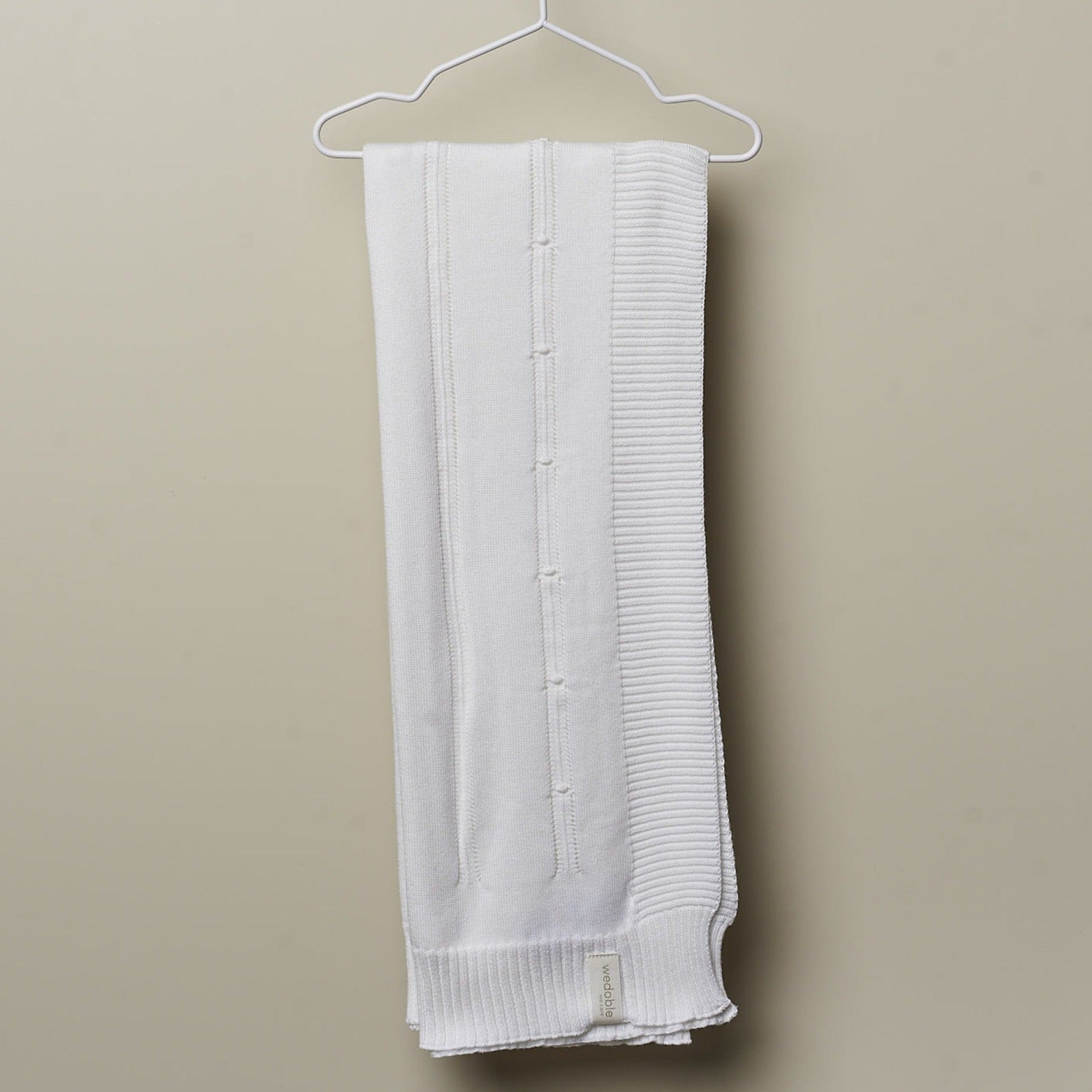 Copertina in cotone organico Soft Touch Bianco - Be Brave Boutique