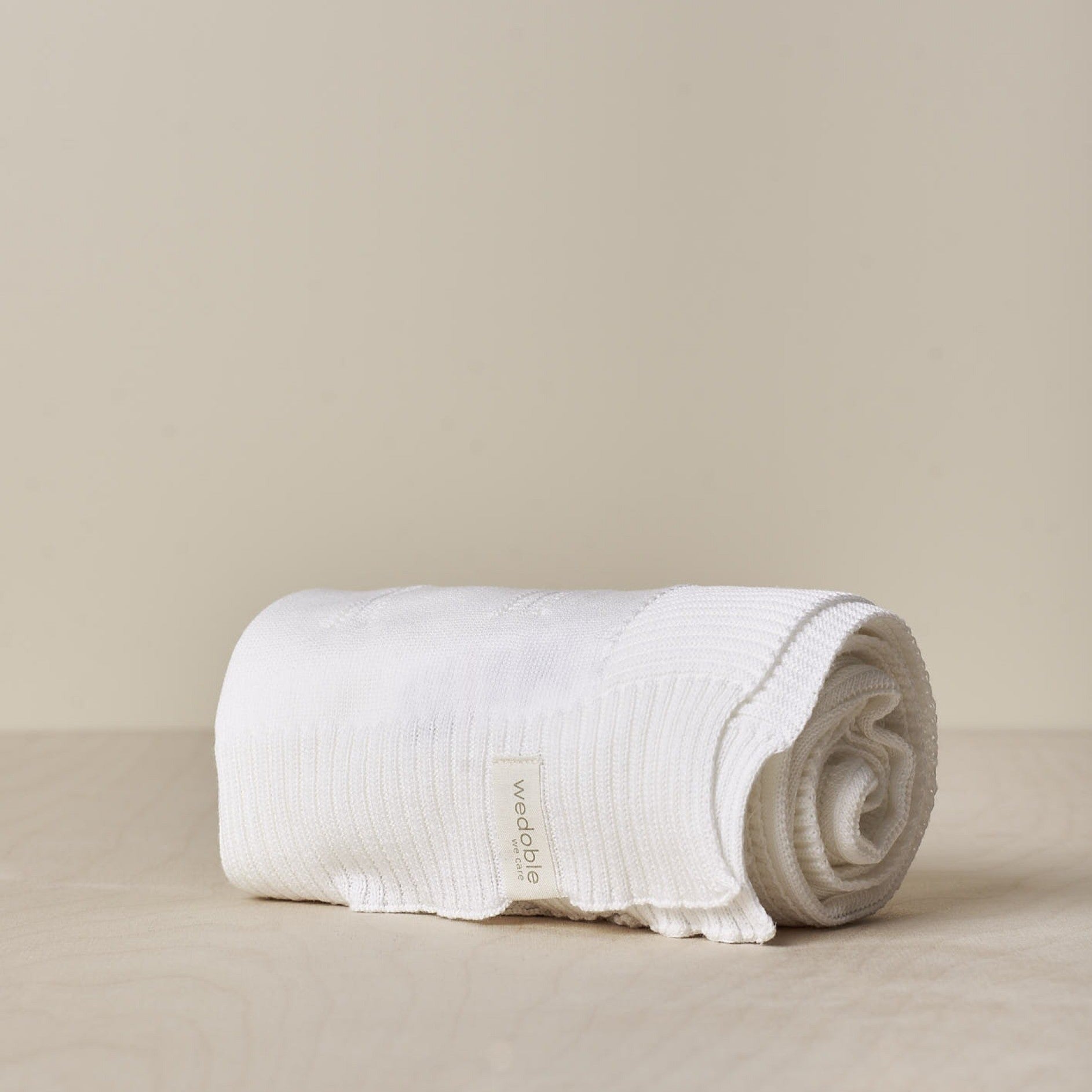 Copertina in cotone organico Soft Touch Bianco - Be Brave Boutique