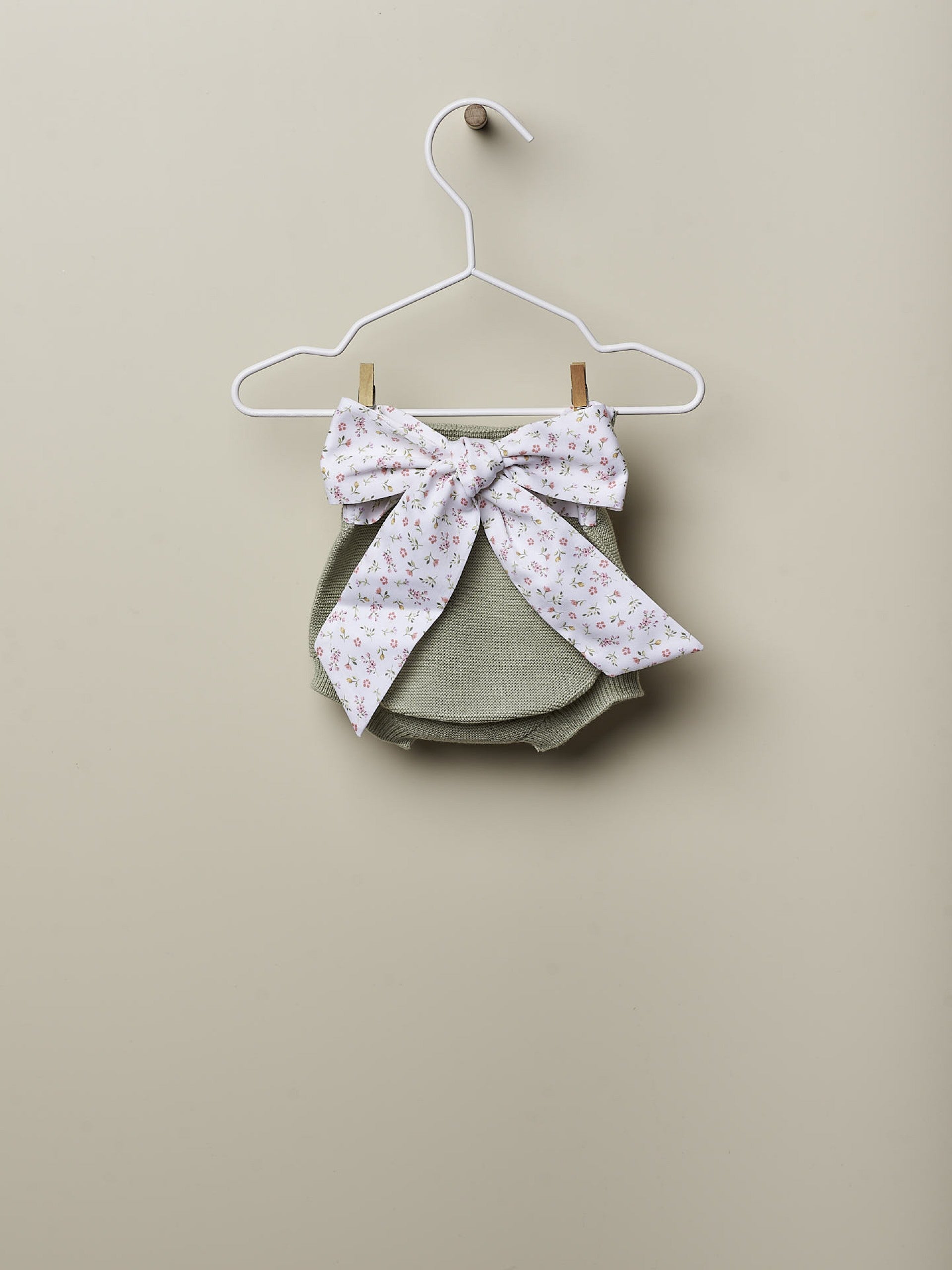 Bloomer con fiocco verde - Be Brave Boutique