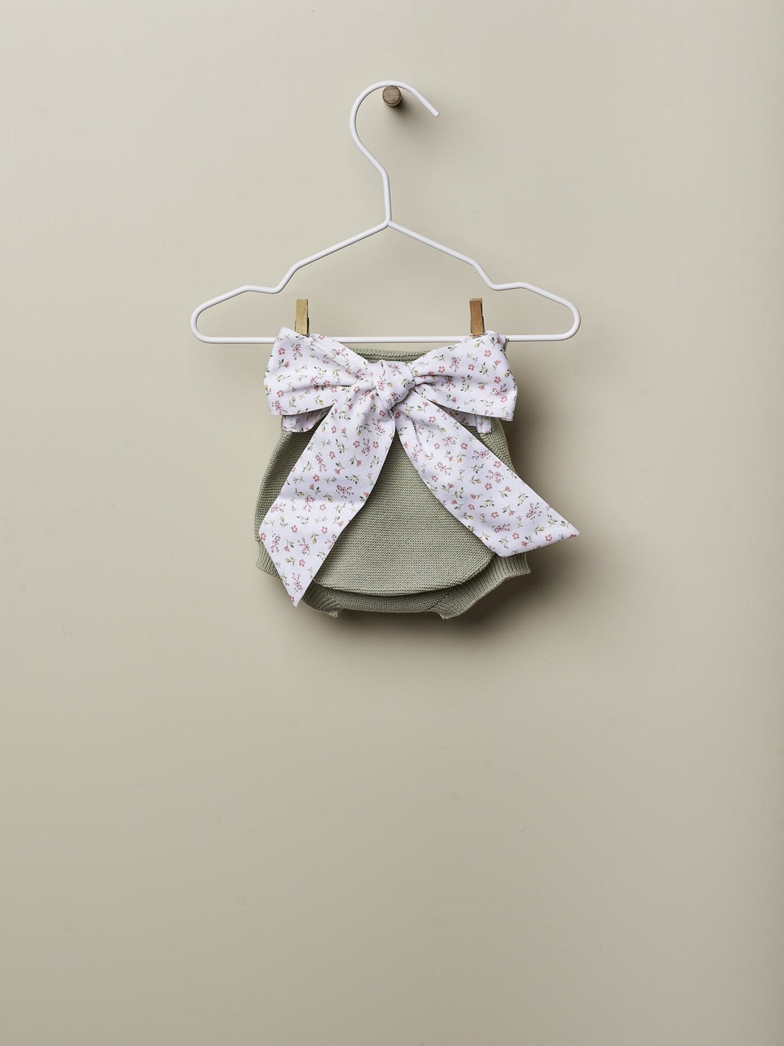 Bloomer con fiocco verde - Be Brave Boutique