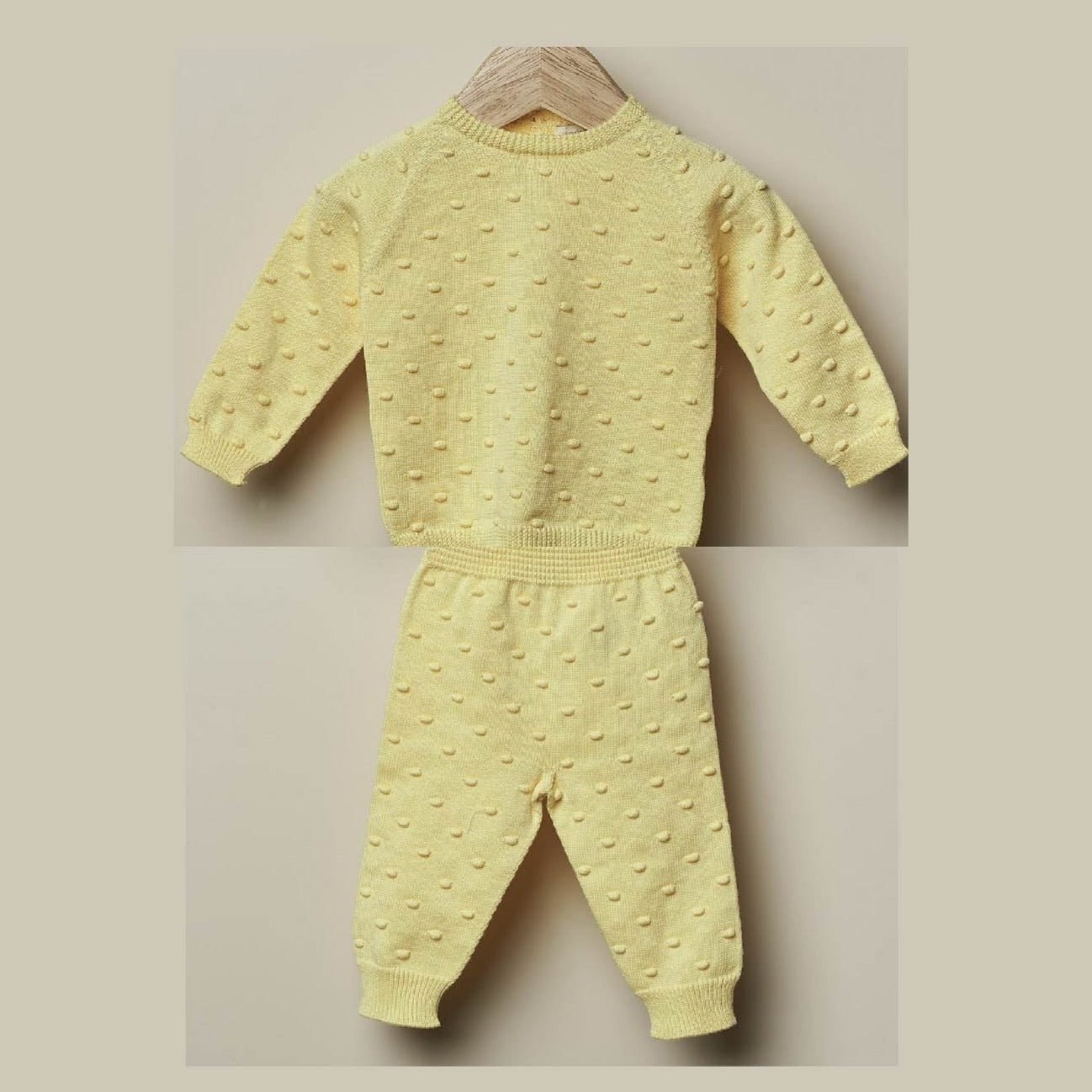 Completo nascita Giallo chiaro in cotone organico - Be Brave Boutique