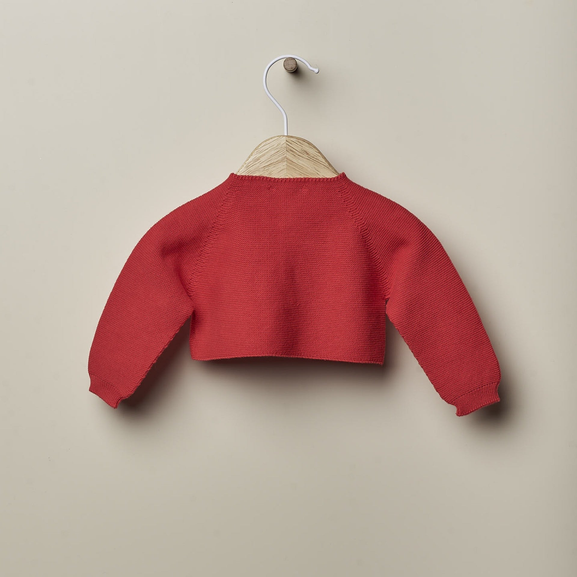 Cardigan corto rosso per bambina - Be Brave Boutique