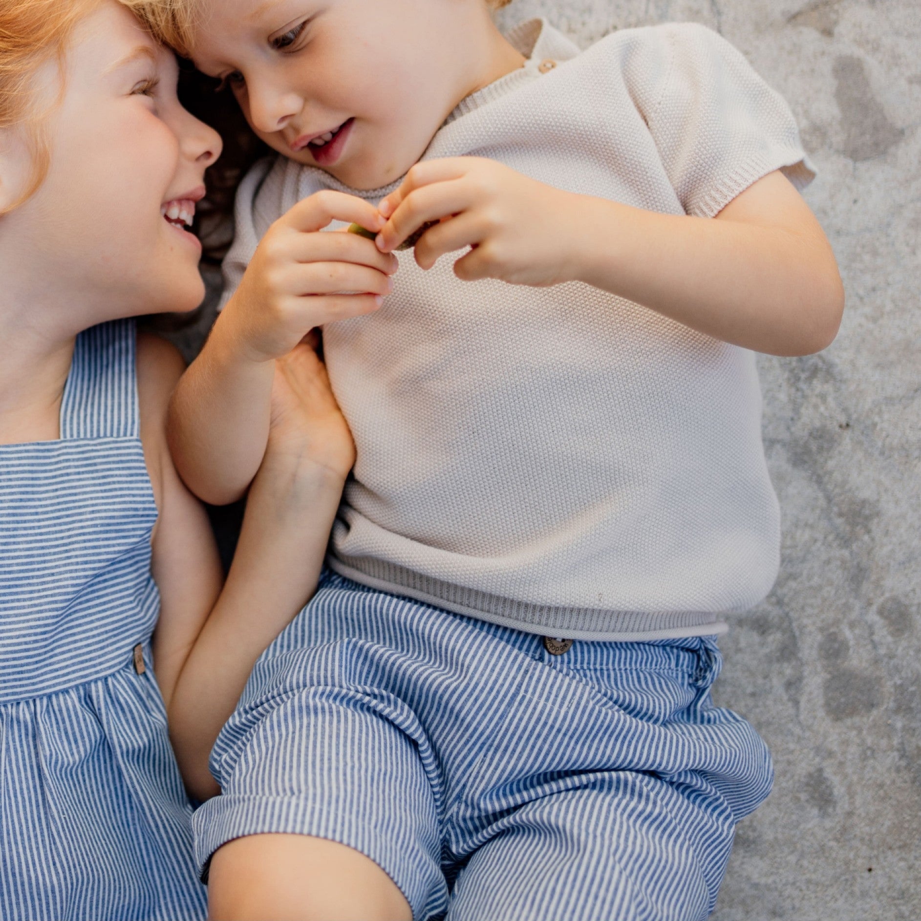 pantaloncini a righe in cotone - Be Brave Boutique