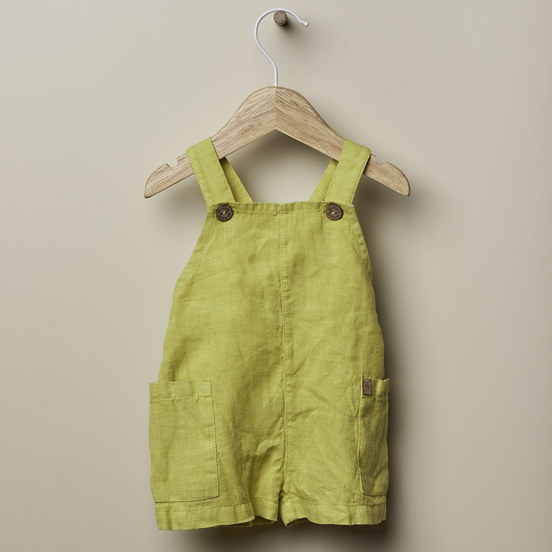 Salopette Gialla in lino - Be Brave Boutique