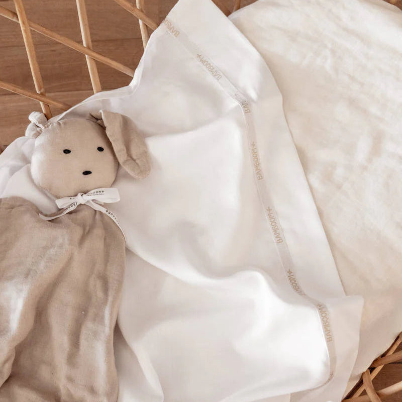 BAMBOOM Lenzuola per culla/carrozzina 75x100cm, con federa - Be Brave Boutique