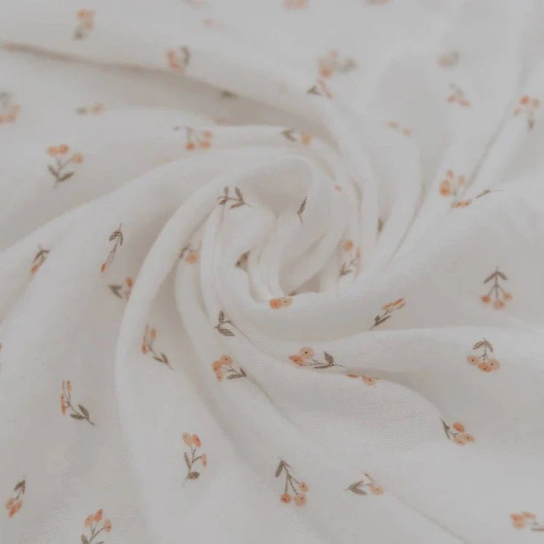 Lenzuola per culla/carrozzina 75x100cm, con federa - Print - Rosehip - Be Brave Boutique