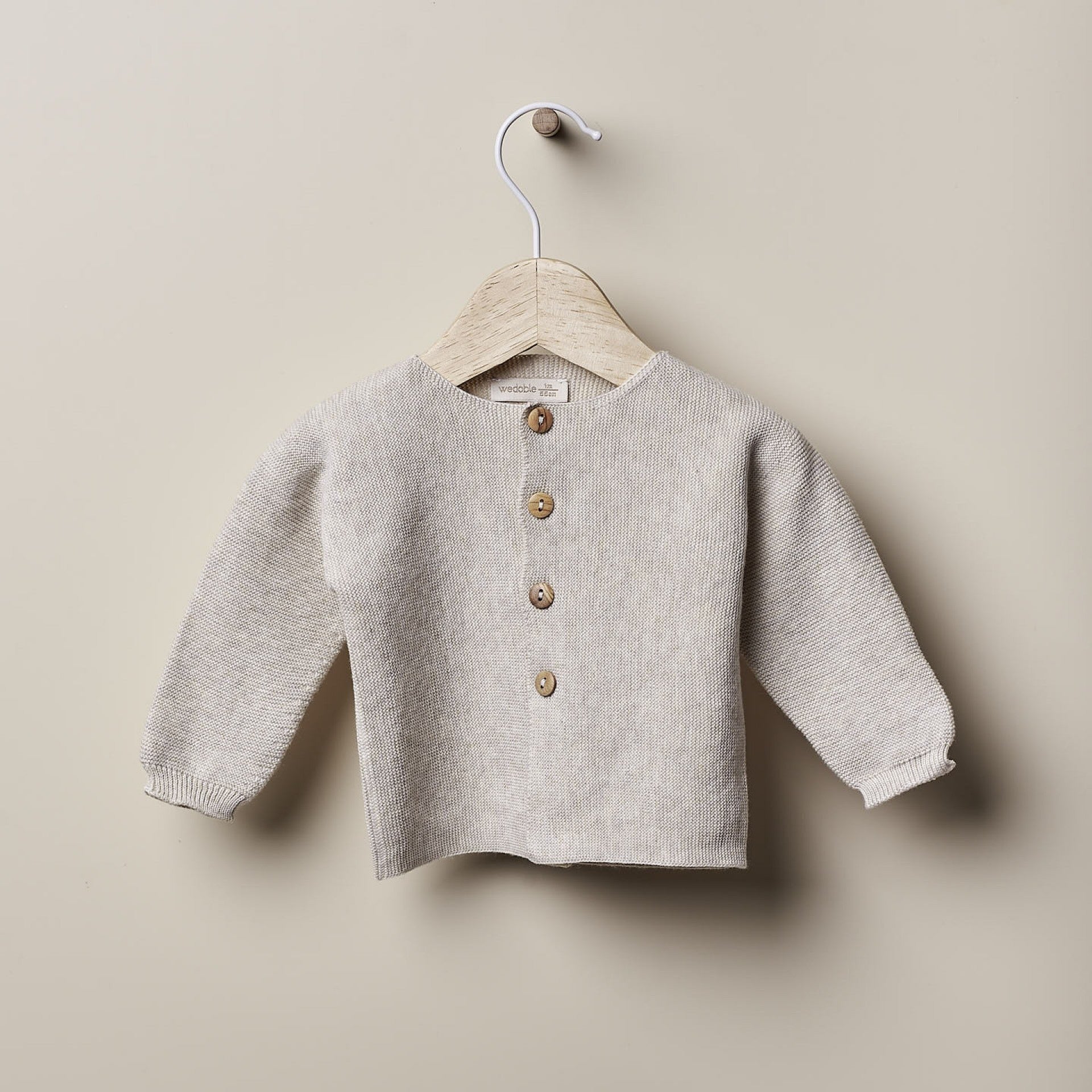 Cardigan in morbido Cotone Sabbia - Be Brave Boutique